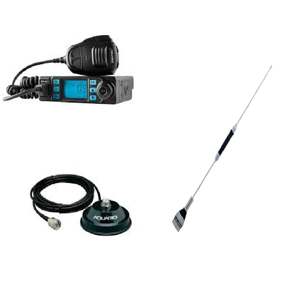 Kit radio px AM/FM cabo uhf base magnetica antena b2050 barato
