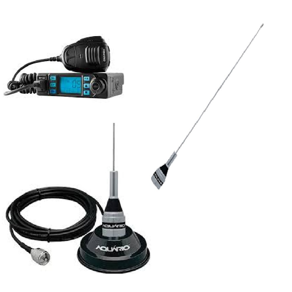 Kit radio px AM/FM cabo uhf base magnetica e antena m300c barato