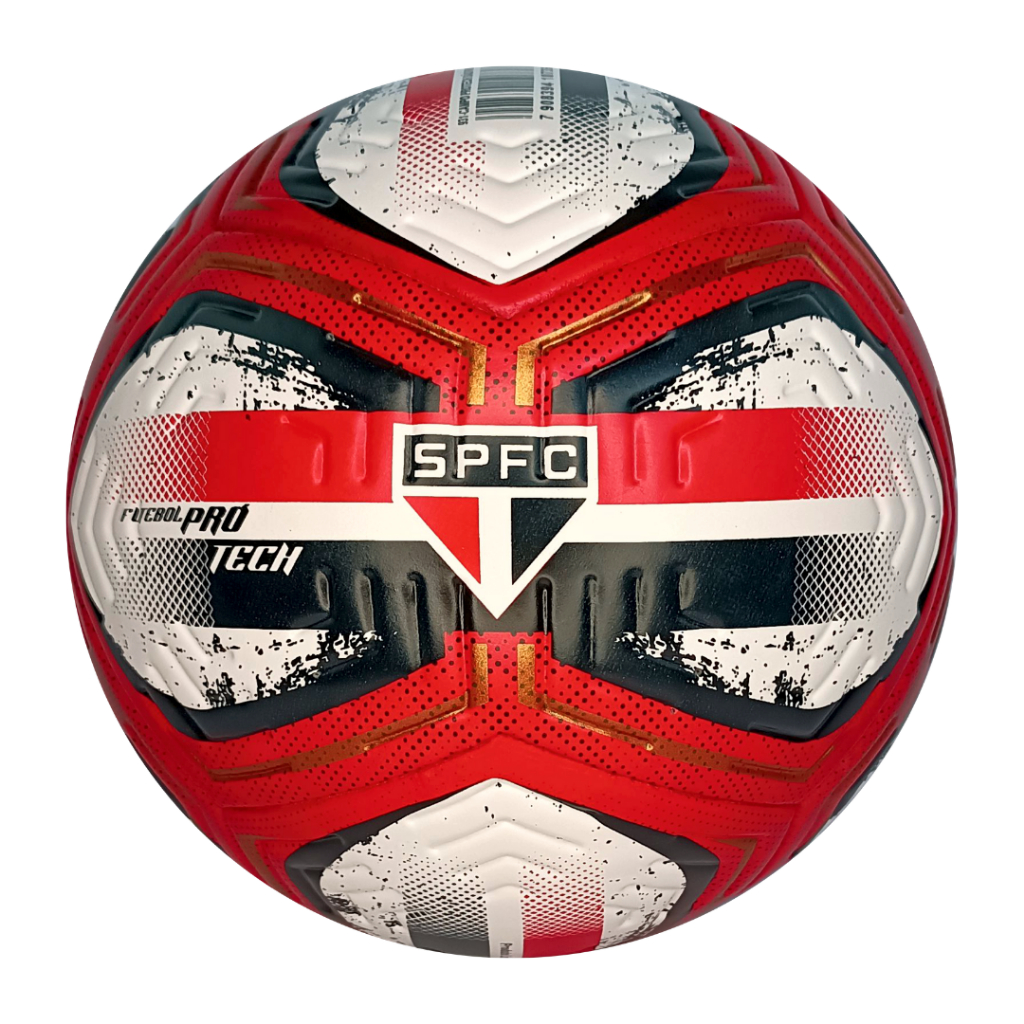 Bola de Futebol São Paulo FC Protech - Campo Oficial/Original Licenciada