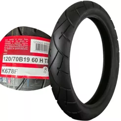 Pneu Moto 120/70b19 Dianteiro Kenda K678 Big Block Paver Tl