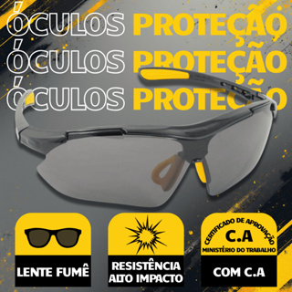 Óculos de Segurança Epi Fumê Boxer Proteção Vonder em Oferta na Shopee