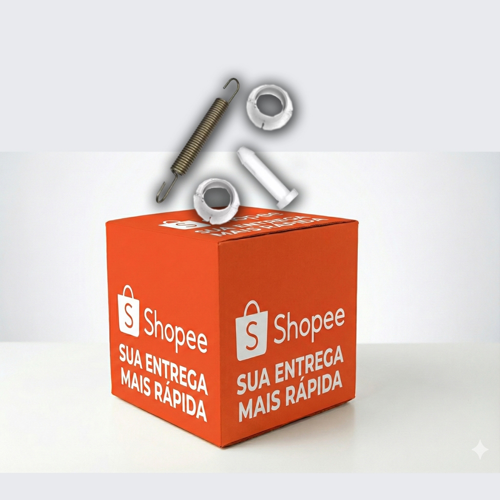 Kit Reparo Bucha Mola Pino Pedal Embreagem Ford Fiesta 2011 a 2012 e Ecosport 2006