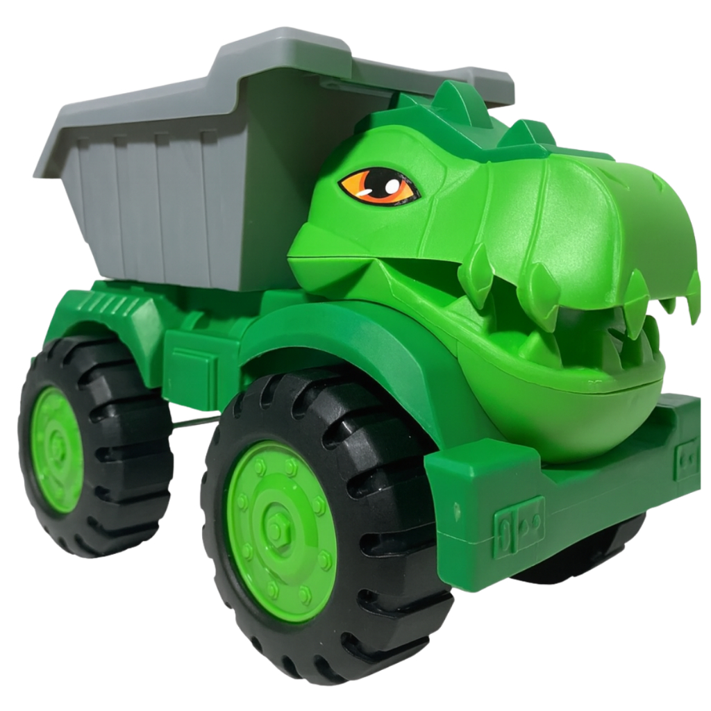 Caminhão Dino Caçamba Rex Brinquedo Crianças Rex Verde em Oferta na Shopee
