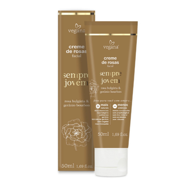 Vegana Creme de Rosas Sempre Jovem 50ml WNF