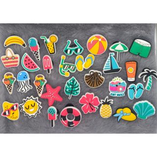 Kit 4 a 912 Pins Emborrachados para Babuche - Coleção Ferias em Oferta na Shopee