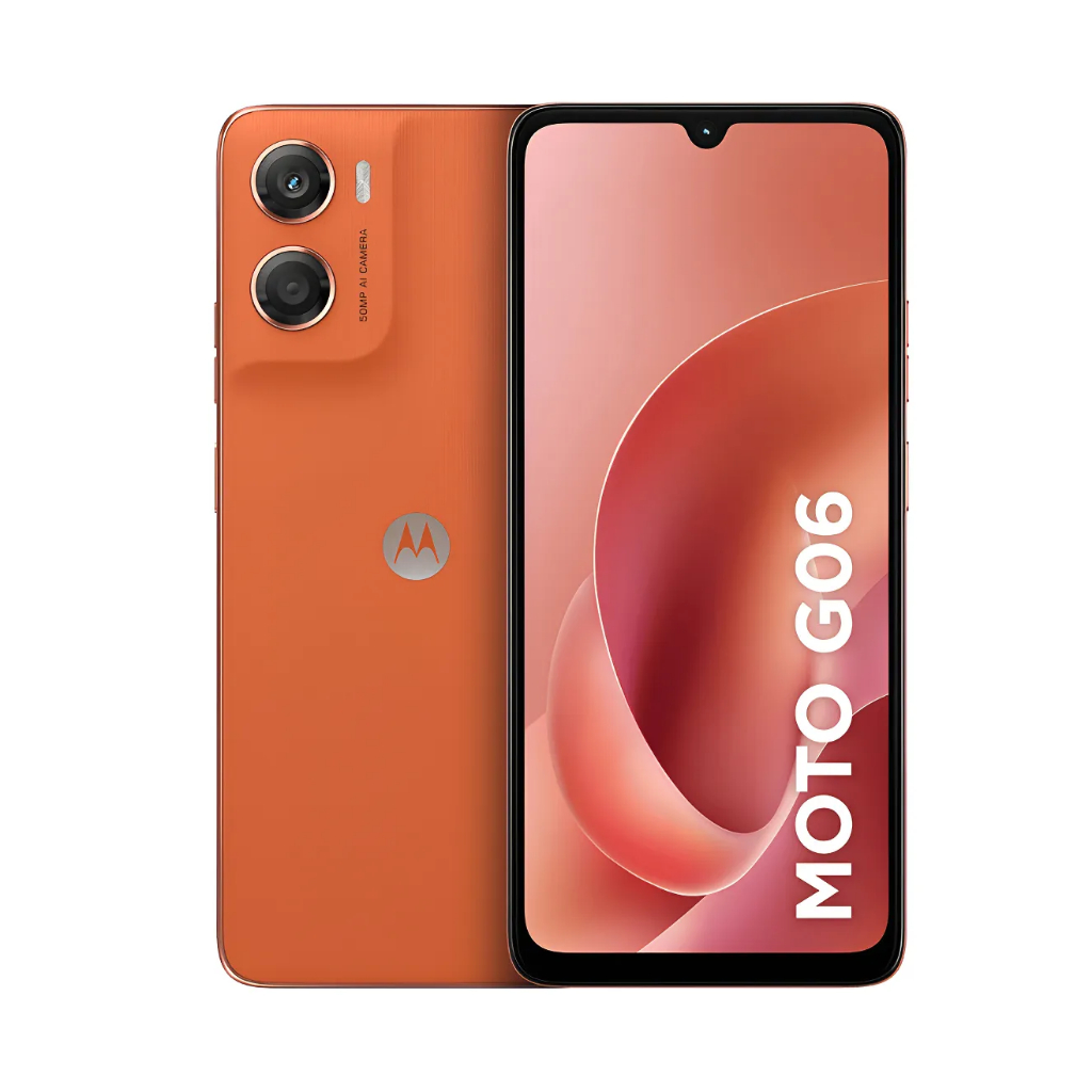 Imagem Smartphone Motorola Moto G06 128GB, 4G LTE, 12GB RAM Boost*, Câmera 50MP, Tela 6.9" - Laranja
