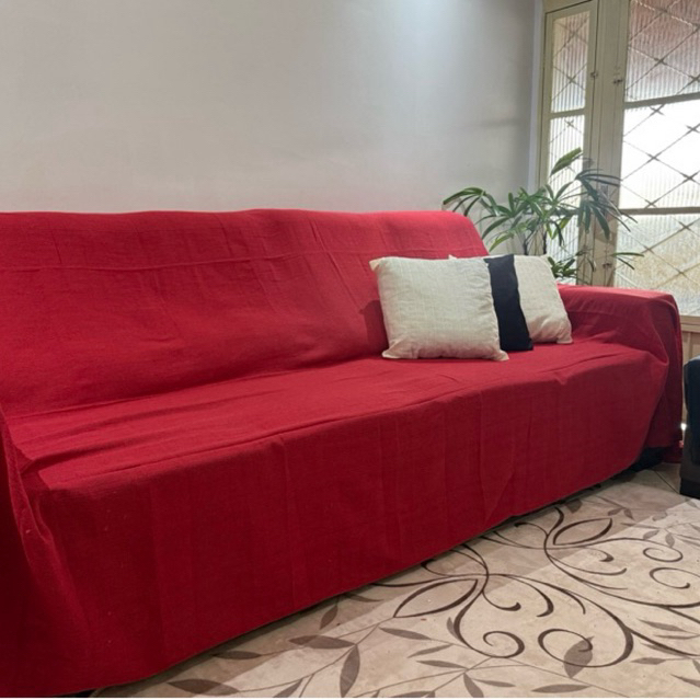 Manta Para Sofá Super King 100% Algodão 4.00×1.80 Grande, Macia, Decorativa e Elegante