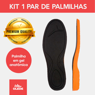 Palmilha em Gel PU 1 Par Ortopédica Anatômica para Coturnos e Botas de Segurança 35 ao 45 em Oferta na Shopee