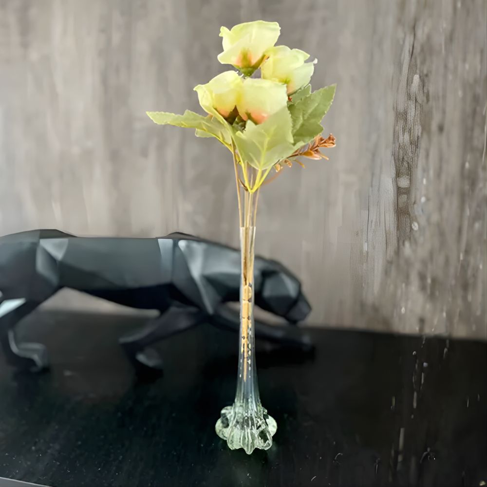 15 Vaso Solitário de Vidro Para Flor e Decoração de Casa e Festa 20cm