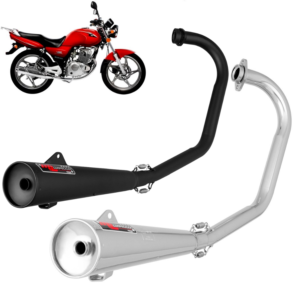 Escapamento Suzuki Yes 125 2005 A 2010 Super Adventure Ml Competition Curto