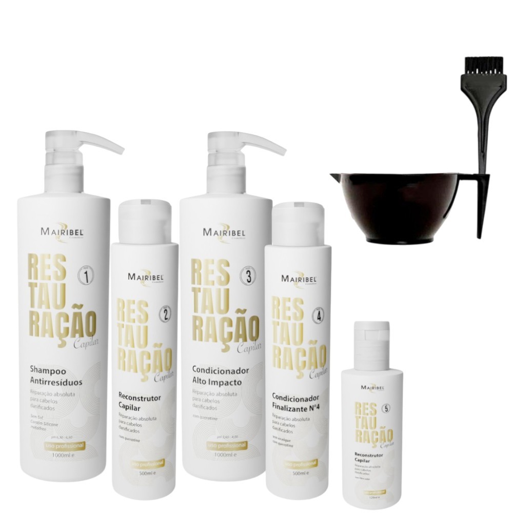 Kit Cauterização e Reconstrução Capilar Mairibel
