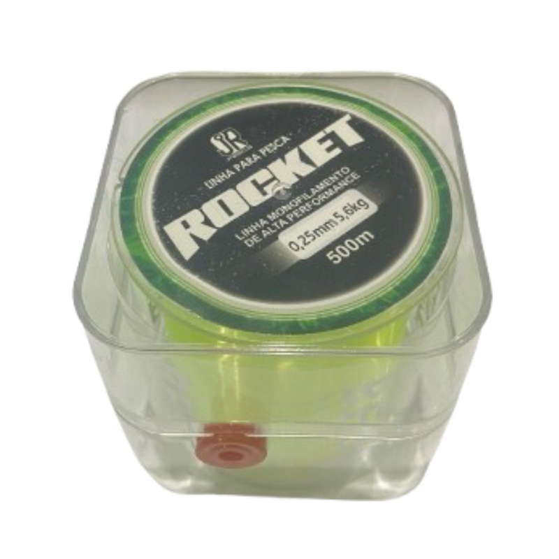 Linha Monofilamento JR Pesca Rocket 0,25mm - linha para pesca com 500m