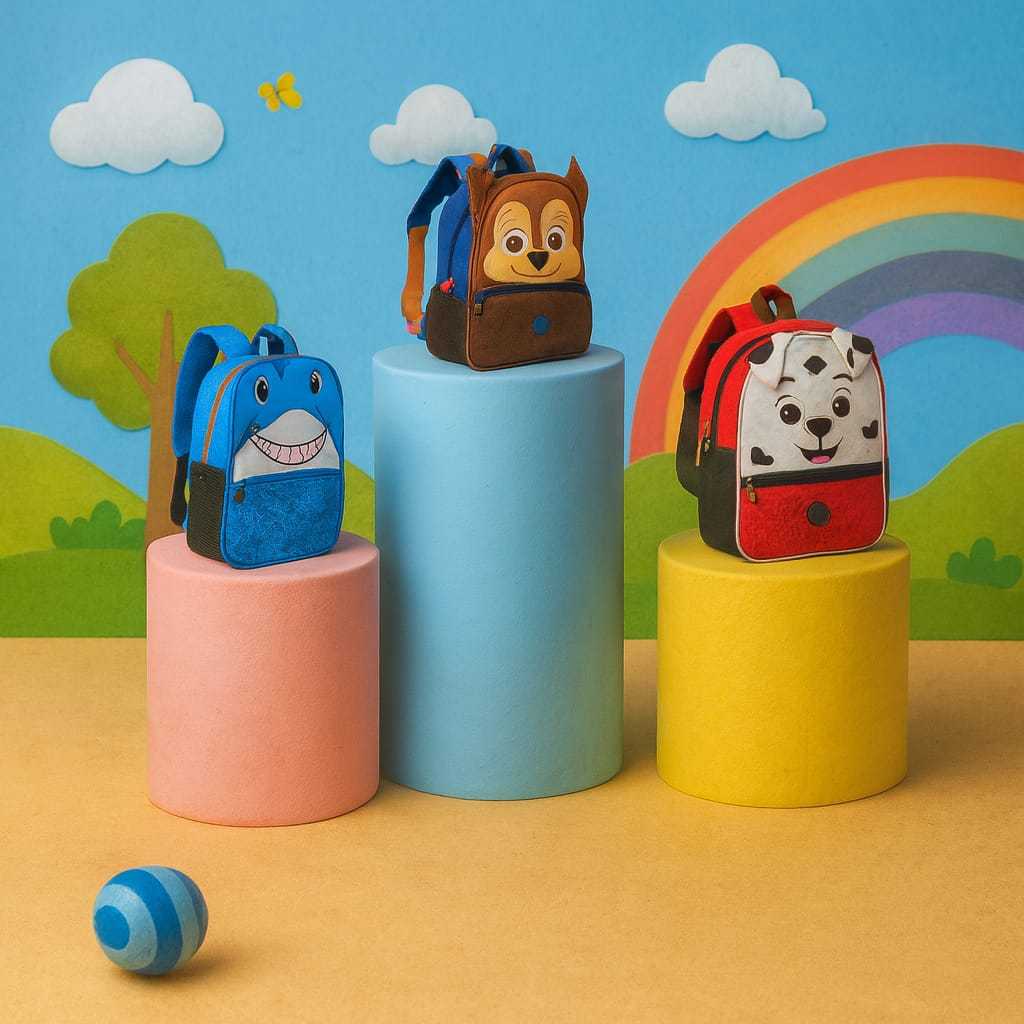 Mochila Escolar Infantil 13” 34cm Patrulha Canina Cachorro Dálmata Tubarão Unicórnio Creche Passeio