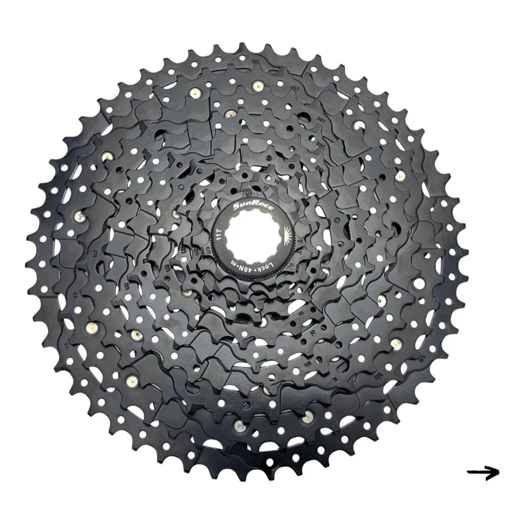Cassete K7 10v Sunrace Ms2 11/51d Preto Mtb Preto11-51