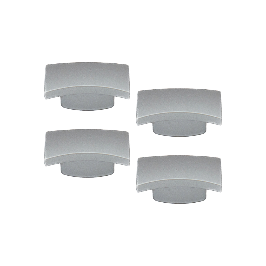 Kit 4 Puxadores Ponto Bolinha Para Gaveta De Cozinha Comoda Móveis Armário