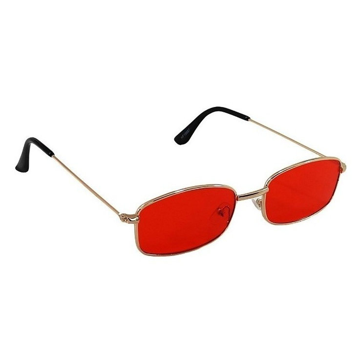 Óculos De Sol Retangular Feminino Masculino Vintagê