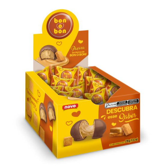 Bombom Bonobon Sabor Paçoca Display Com 20 Unidades De 15G -  ARCOR em Oferta na Shopee