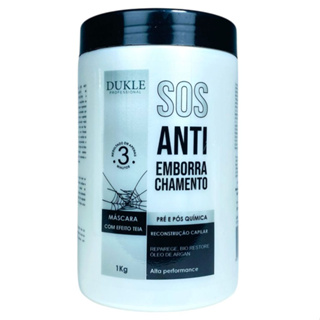 Antiemborrachamento Máscara de Reconstrução SOS Para Pré e Pós Química 1Kg Dukle Professional em Oferta na Shopee