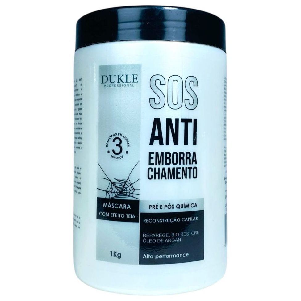 Máscara de Reconstrução SOS Antiemborrachamento 1Kg Dukle Professional em Oferta na Shopee