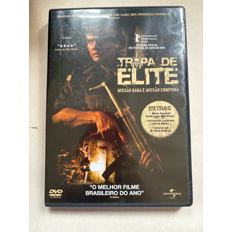 DVD Tropa de Elite Missão dada e missão cumprida