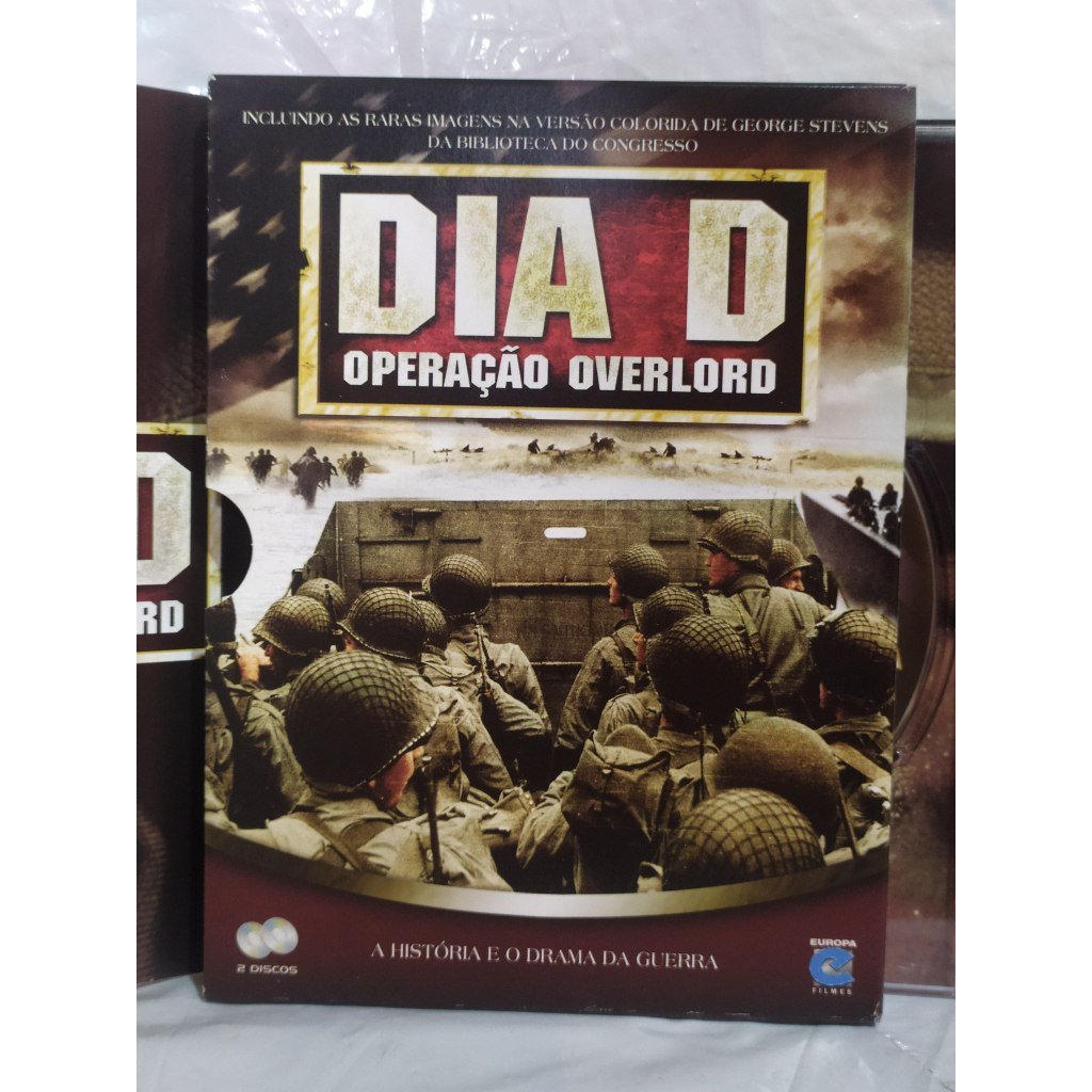 Dvd box dia D operação overlord 2 discos