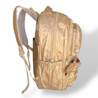 Mochila Escolar Metalizada Grande  Impermeável Trabalho Faculdade com Macaquinho em Oferta na Shopee