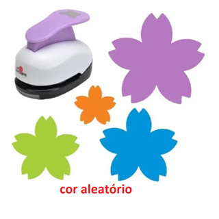Cortador Perfurador Furador De Papel e E.V.A Scrapbook - Flor Sakura 25mm 2,5cm em Oferta na Shopee