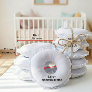 Rosquinha de Amamentação 100% Algodão – Protetor de Seio  | Kit Lavável e Reutilizável Pós-Parto em Oferta na Shopee