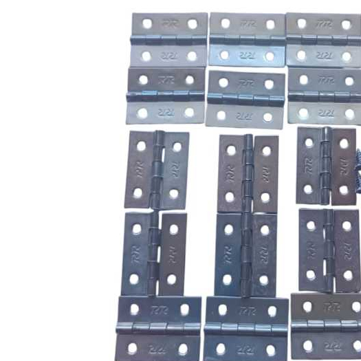 Pacote 10 Dobradiça Prata para Caixa de Madeira 2x2,5cm Artesanato