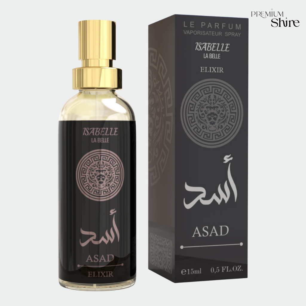 Perfume Árabe Asad Elixir EDP Le Parfum 15ml Isabelle la Belle em Oferta na Shopee
