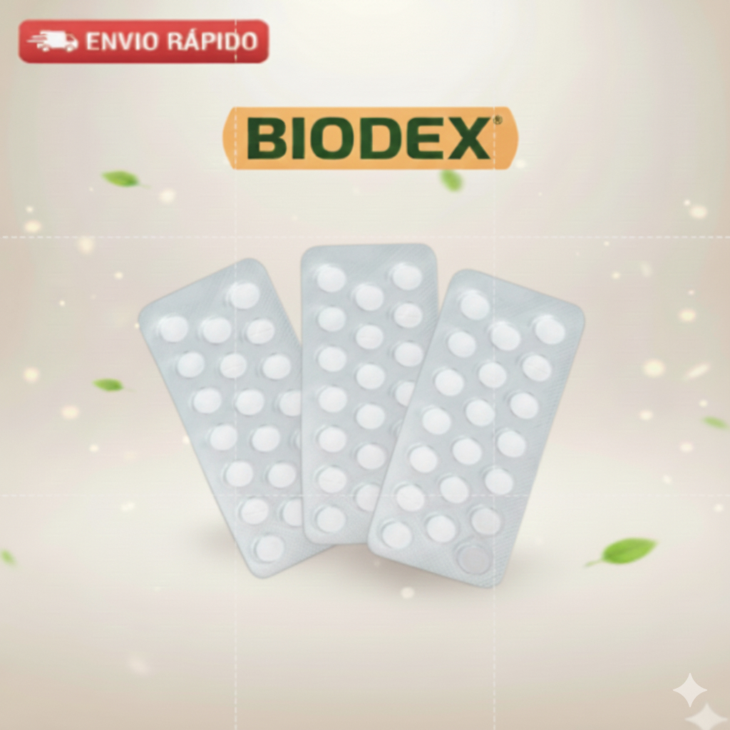 KIT 3 Biodex 20 Comprimidos Anti-Inflamatório e Antialérgico Para Cachorro e Gato (1 Cartela + Bula)