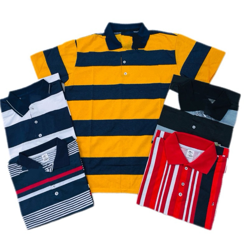 Kit 03 Camisa Gola Polo Masculina Listrada 100 % Algodão SEM BOLSO Tendência Casual
