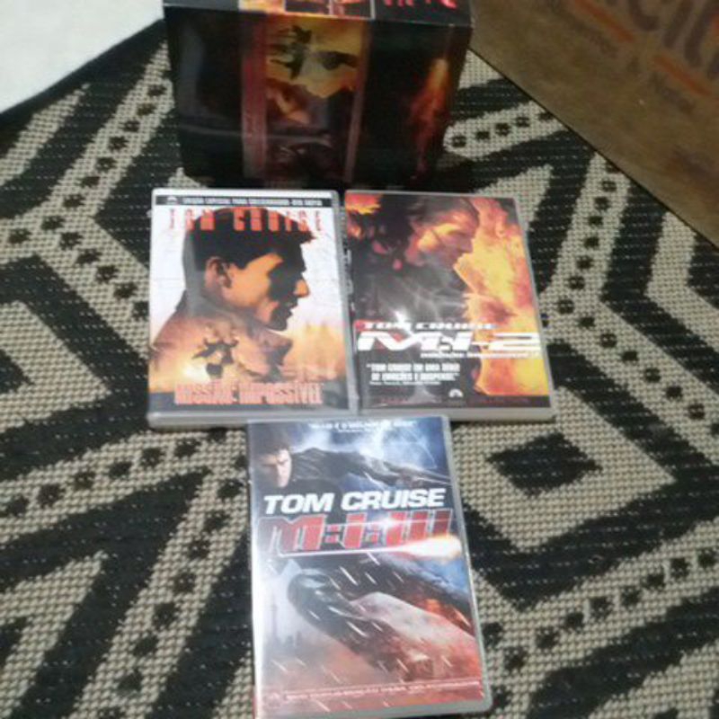 box dvd missão impossível 123- Tom Cruise