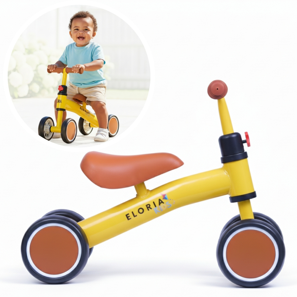 Bicicleta de Equilíbrio Infantil Sem Pedal a Partir de 1 Ano Coordenação Motora e Equilíbrio