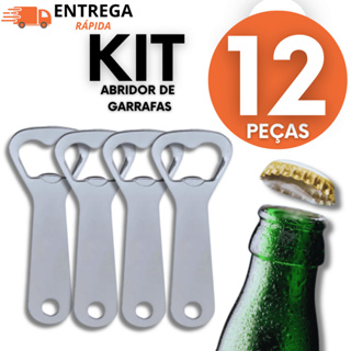 Abridor de Garrafas Conjunto Kit 12 Unidades Para Abrir Latas E Para Bar e Bebidas Qualidade Garantida Premium em Oferta na Shopee