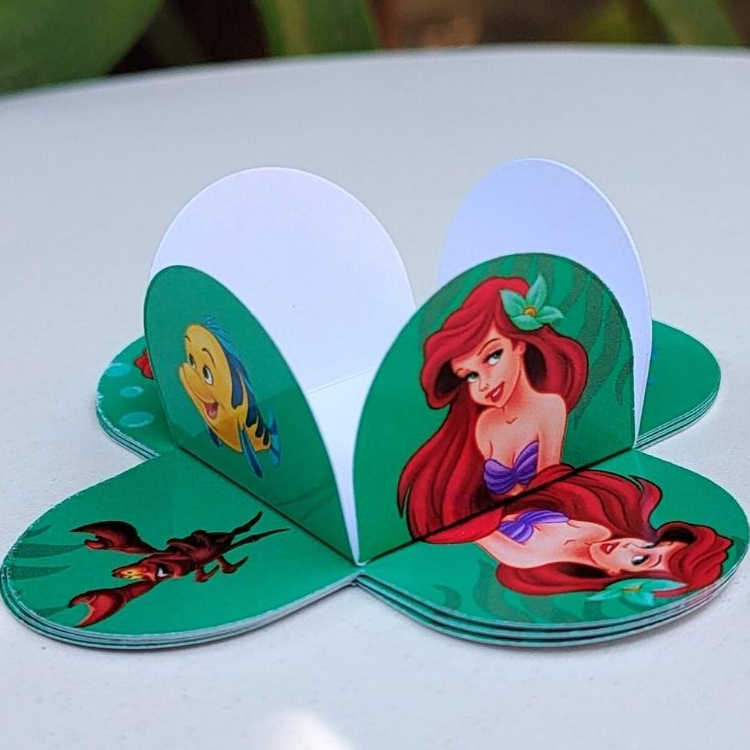 Forminha de Doce A Pequena Sereia Ariel Brigadeiro, Beijinho 4 Pétalas Aniversário, Lembrancinha