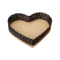 Cesta Coração 36x28x6,5cm – Ideal para Cestas de Presentes e Arranjos. Para Cestas Premium