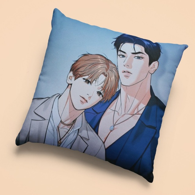 Mini almofadas Manhwas BL Yaoi - 20x20cm | Decorativa em Oferta na Shopee