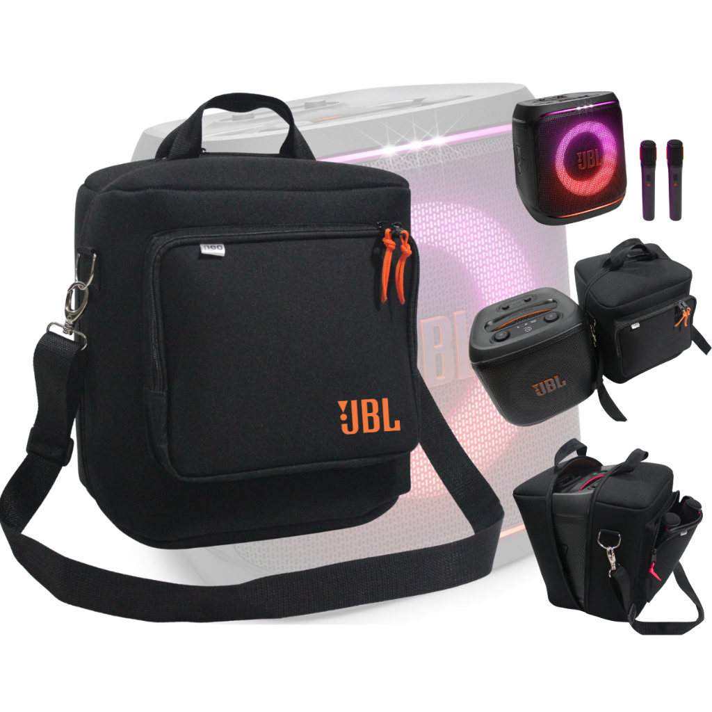 Case Capa Bolsa para Nova Partybox Encore 2 - Com Bolso P/ Microfone e Carregador em Oferta na Shopee