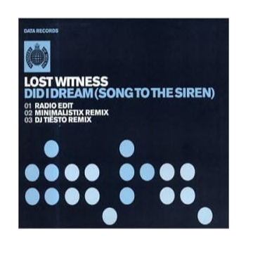 CD SINGLE LOST WITNESS DIDIDREAM SONG TO THE SIREN