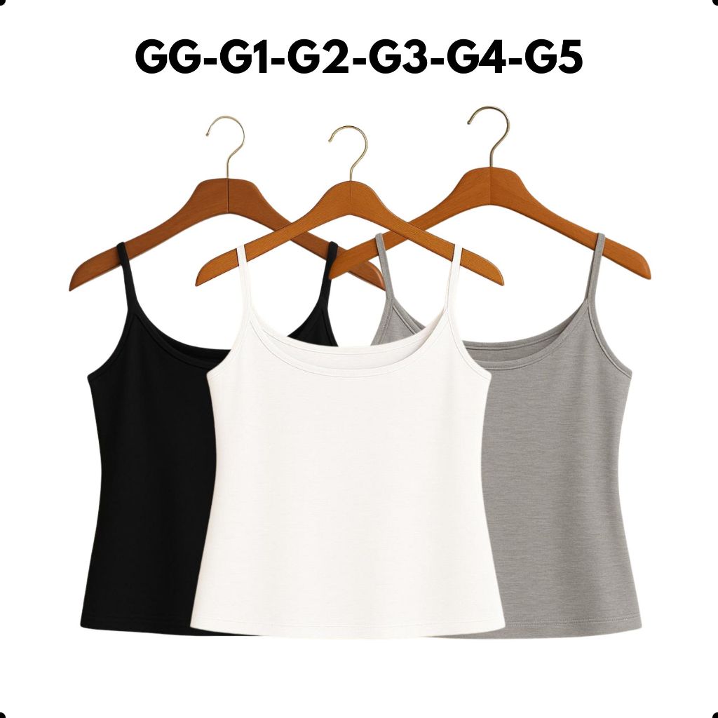 Regata Feminina Plus Size Alcinha Viscose Premium com Elastano GG ao G5 Confortável