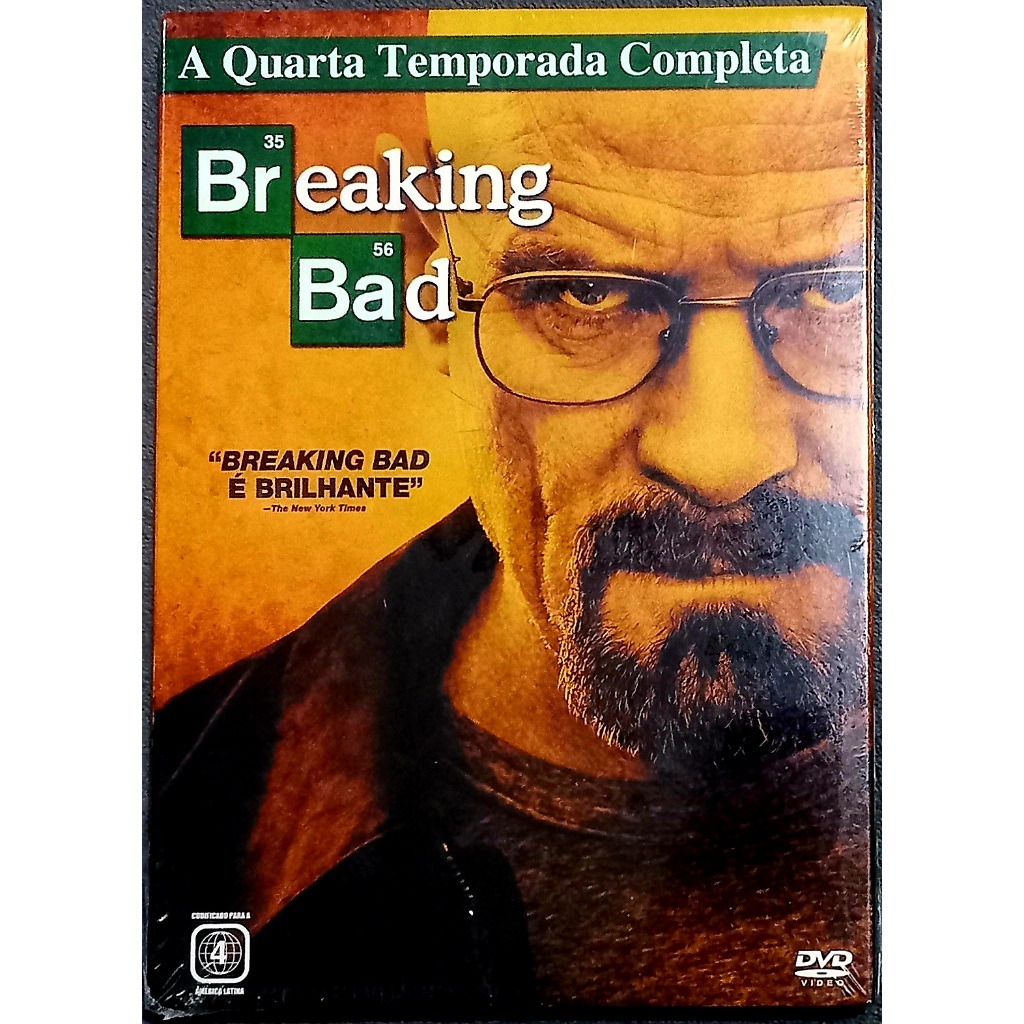 [LACRADO] Box DVD Breaking Bad - 4° Temporada Completa (4 Discos)