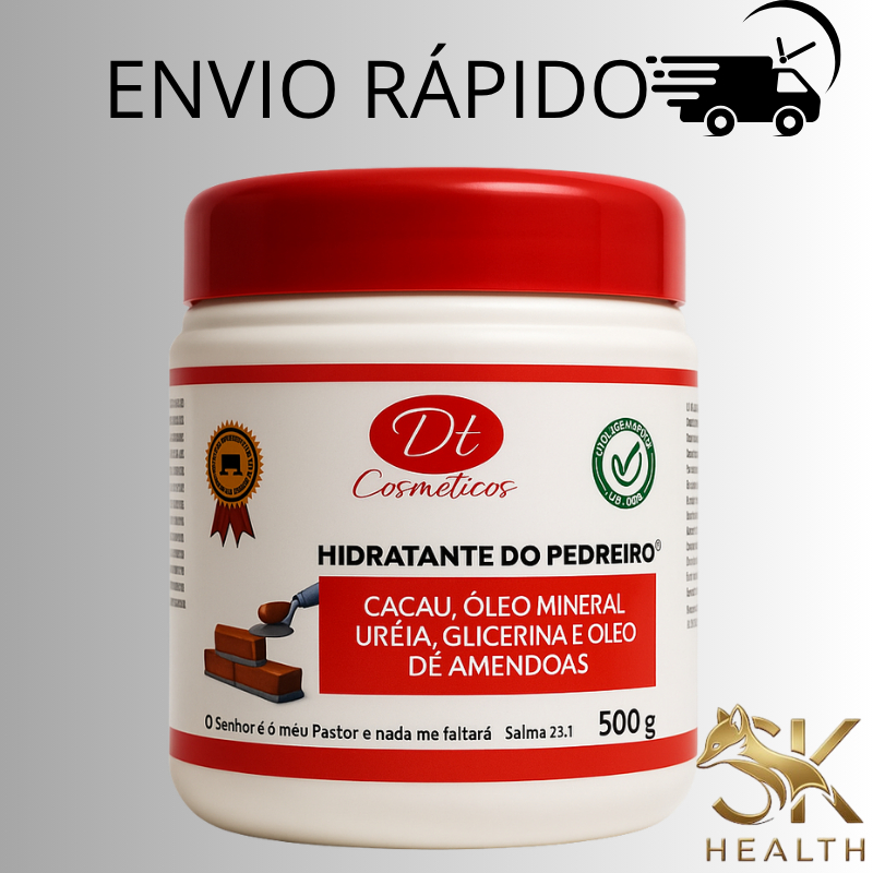 Creme do Pedreiro 500g , Pedreiro,Hidratante Do Pedreiro,Hidratação,pés Ressecados e rachados