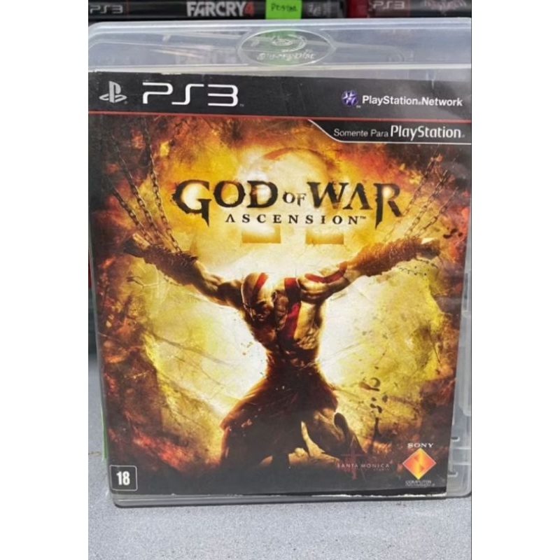 god of War ascension mídia física ps3 em Oferta na Shopee
