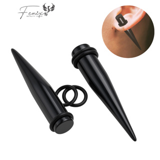 Alargador Expansor Pino Estaca de Orelha Preto Body Piercing em Oferta na Shopee