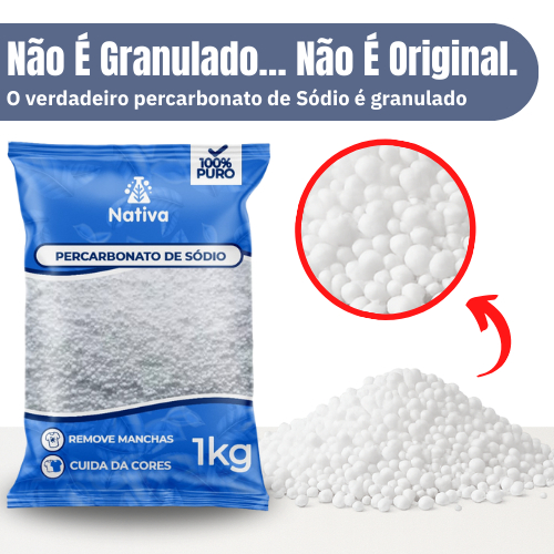 Percarbonato Granulado Original + 100% Puro Oxigênio Ativo Premium Remove Manchas Difíceis e Devolve o Branco em Oferta na Shopee