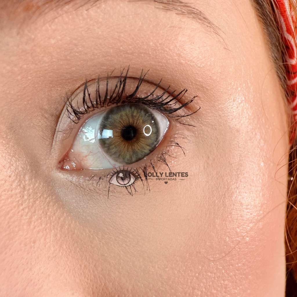 UNIDADE 1 LENTE Lentes de Contato Cleopatra Gray Cinza Urban Layer COM GRAU em Oferta na Shopee