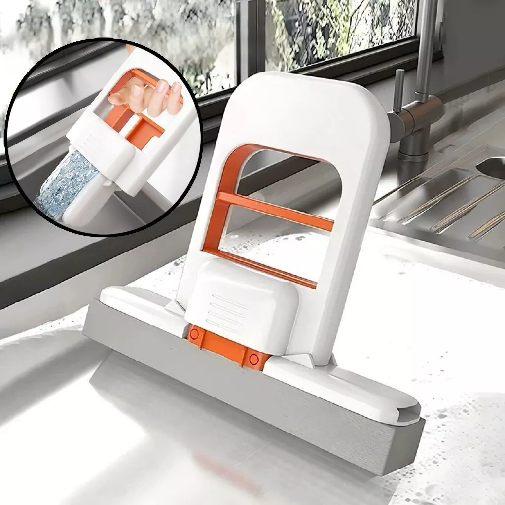 Mini Rodo Esfregão Absorvente Portátil Limpeza Multifuncional Mesa Janela — imagem 1