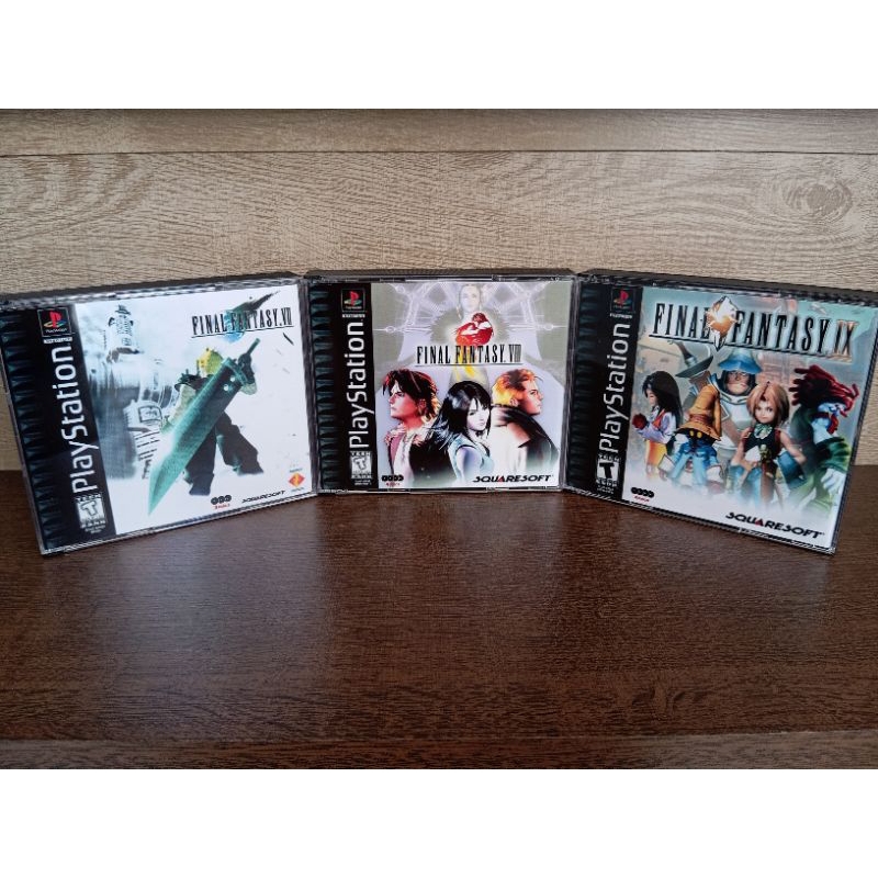 Coleção Final Fantasy (7,8 e 9) - Ps1