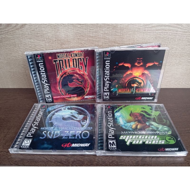 Coleção Mortal Kombat - Ps1